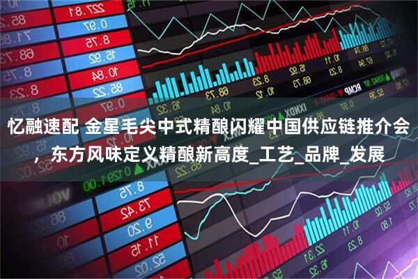 忆融速配 金星毛尖中式精酿闪耀中国供应链推介会，东方风味定义精酿新高度_工艺_品牌_发展